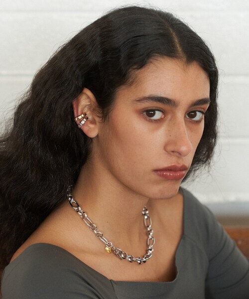 ROPE'(ロペ)の「【J'aDoRe限定】【1064STUDIO】KNOTTED BOW N(ネックレス・レディース・ゴールド/シルバー・F)」の1枚目の写真