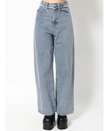 EMODA | ベルトフリンジジャストウエストジーンズ(デニムパンツ)