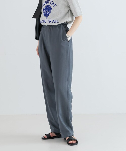 URBAN RESEARCH(アーバンリサーチ)の「ポプリンイージーパンツ(その他パンツ・レディース・BEIGE/BLUEGRAY・36/38)」の6枚目の写真
