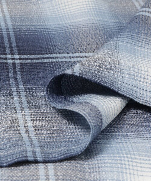 URBAN RESEARCH(アーバンリサーチ)の「SEVEN BY SEVEN OPEN COLLAR SHEER SHIRTS S/S(シャツ/ブラウス・メンズ・110 BLUE・S/M)」の12枚目の写真
