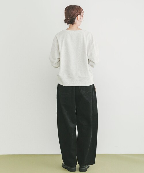 ITEMS URBANRESEARCH(アイテムズ アーバンリサーチ)の「コーデュロイバレルパンツ(その他パンツ・レディース・BLK/BEG/CHERRY・FREE)」の9枚目の写真