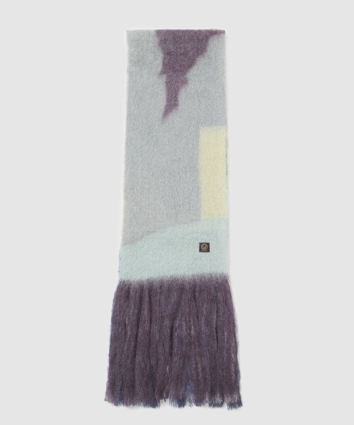 ROPE'（ロペ）の「【MANTAS EZCARAY(マンタス エスカライ)】 VIEWS MOHAIR STOLE (REF. NIGHT 1-B)（ストール/ショール・レディース・ネイビー/ネイビー系・F）」の20枚目の写真