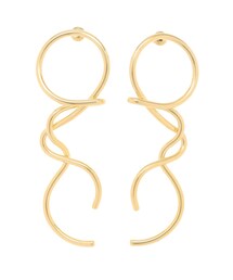 LAGUNAMOON | ラウンドロールフォルムピアス(ピアス（両耳用）)