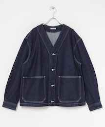 FORK&SPOON | FORK&SPOON JFデニムノーカラージャケット(デニムジャケット)