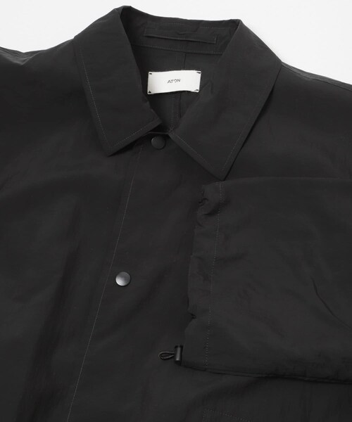 URBAN RESEARCH（アーバンリサーチ）の「ATON　SUPER LIGHT NY COACH JACKET（テーラードジャケット・レディース・BROWN/NAVY・2）」の12枚目の写真