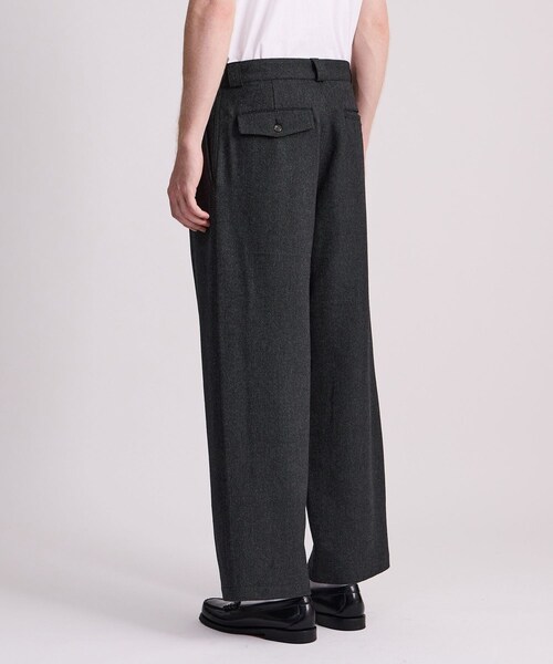 Saturdays NYC(サタデーズ ニューヨークシティ )の「George Wool Wide Two Tuck Pant(その他パンツ・レディース・ブラック・L/M/S/XL/XS)」の12枚目の写真