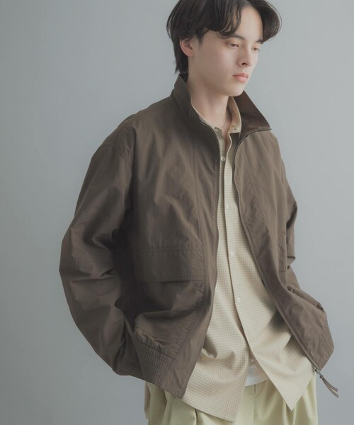 SENSE OF PLACE by URBAN RESEARCH(センスオブプレイスバイアーバンリサーチ)の「リップストップナイロンブルゾン(ブルゾン・メンズ・BLACK/BROWN/YELLOW・M/L)」の19枚目の写真