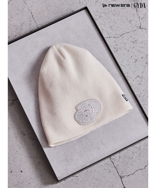 GYDA（ジェイダ）の「GYDA×NEWERA GD bijouニットビーニー（ニットキャップ/ビーニー・レディース・オフホワイト/ブラック・F）」の2枚目の写真