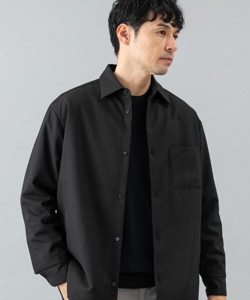 URBAN RESEARCH ROSSO（アーバンリサーチロッソ）の「『XLサイズあり』ヒートパテッドシャツジャケット（その他アウター・メンズ・GRAY/BLACK・M/L/XL）」の6枚目の写真