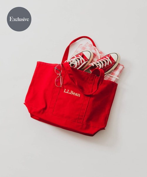 URBAN RESEARCH DOORS(アーバンリサーチドアーズ)の「『別注』L.L.Bean×DOORS GROCERY TOTE(トートバッグ・レディース・GRAY/BLUE/RED/ORANGE・One)」の3枚目の写真