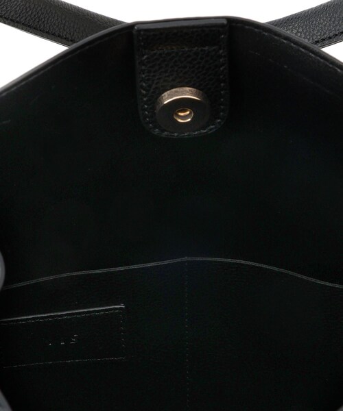 VIS（ビス）の「【復刻/WEB限定】フロントタイトートバッグ/A4対応,軽量（トートバッグ・レディース・ブラック/キナリ/ブラウン・F）」の16枚目の写真