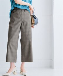 nissen | ひんやりワイドパンツ【接触冷感・UVカット・ストレッチ】(選べる2レングス)<大きいサイズ有>(パンツ)
