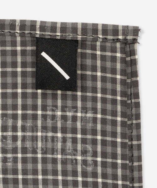 Saturdays NYC(サタデーズ ニューヨークシティ )の「Vintage Serif Check Scarf(バンダナ/スカーフ・レディース・グレー/キナリ/ベージュ・F)」の8枚目の写真