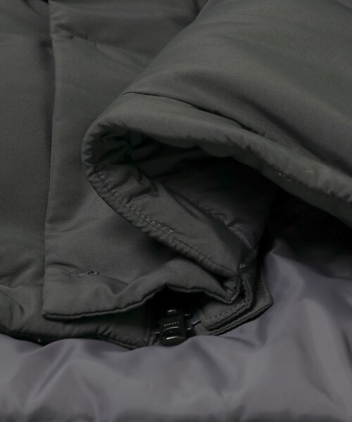 EKAL（エカル）の「『UR TECH』中綿フードジャケット（その他アウター・レディース・ダークブラウン/チャコール・one）」の16枚目の写真