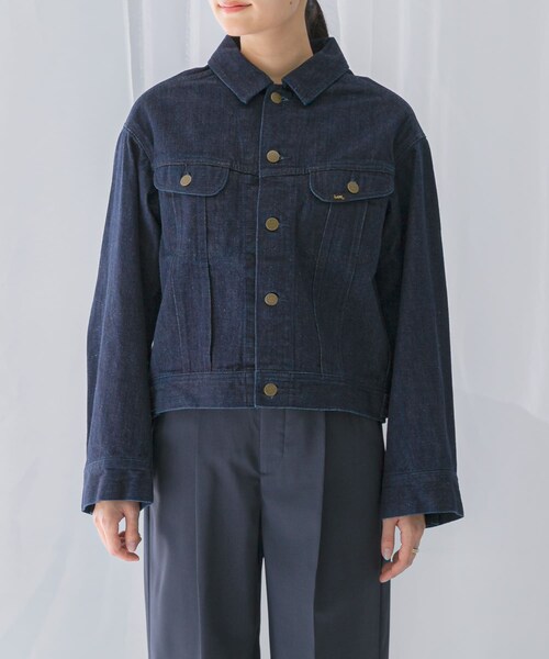 URBAN RESEARCH ROSSO（アーバンリサーチロッソ）の「『別注』Lee101×ROSSO　SHORT JACKET（デニムジャケット・レディース・ONE WASH/MEDIUMUSED・Short）」の14枚目の写真