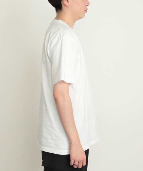 SENSE OF PLACE by URBAN RESEARCH（センスオブプレイスバイアーバンリサーチ）の「Hanes　BEEFY T-SHIRTS 1P（Tシャツ/カットソー・メンズ・WHITE/BLACK/D.PURPLE/D.GREEN・M/L/XL）」の8枚目の写真