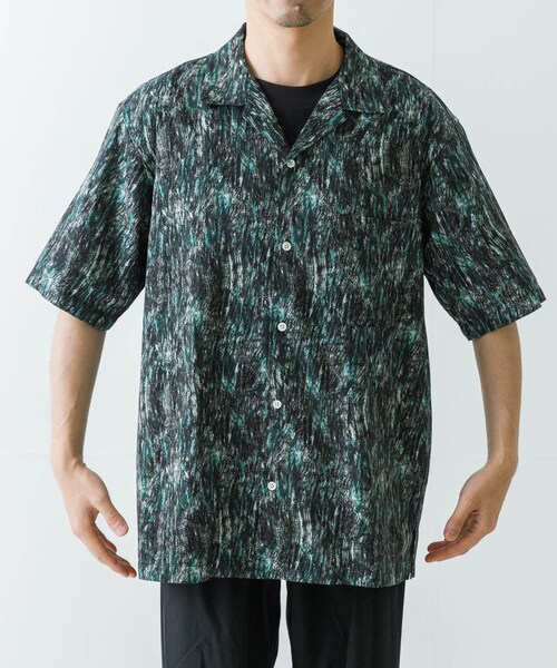 URBAN RESEARCH（アーバンリサーチ）の「LONGCHAMP PRINT SHIRTS（シャツ/ブラウス・メンズ・BLACK/ORANGE/BLUE/KHAKI・M/L）」の12枚目の写真
