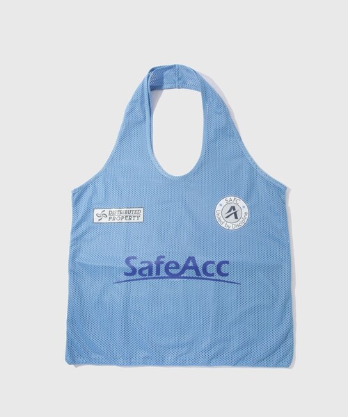 ADAM ET ROPE'（アダムエロペ）の「【HIDAKA/ヒダカ】SafeAcc Bib Tote（トートバッグ・メンズ・ブラック/サックス・F）」の3枚目の写真