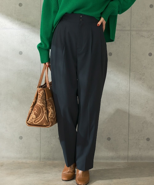 URBAN RESEARCH ROSSO（アーバンリサーチロッソ）の「カーブフォルムハイウエストパンツ（その他パンツ・レディース・VERY PERI/CHARCOAL・36/38）」の4枚目の写真