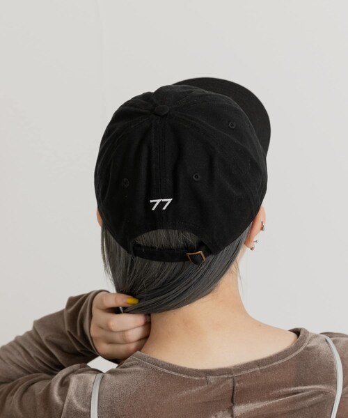 THE GOODLAND MARKET（ザグッドランドマーケット）の「77circa　fandom embroidery cap（キャップ・レディース・blue/beige/gray/black・one）」の7枚目の写真
