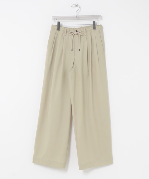 URBAN RESEARCH（アーバンリサーチ）の「MARKAWARE　TRIPLE PLEATED EASY TR（その他パンツ・メンズ・BEIGE/CHARCOAL/BLACK・1/2）」の19枚目の写真