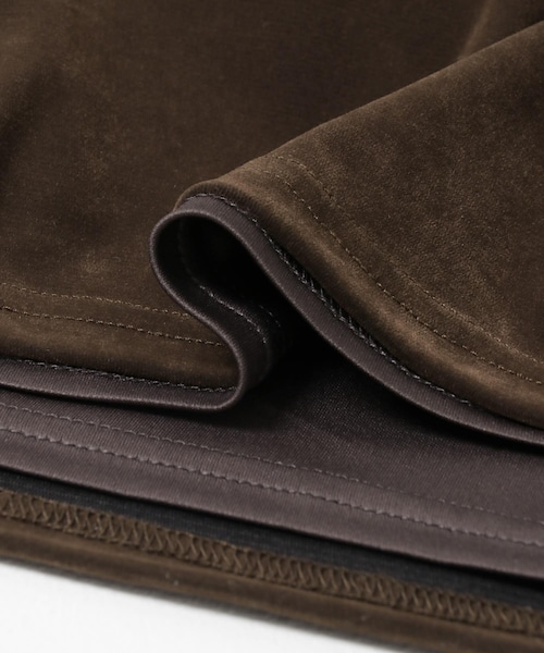KBF（ケイビーエフ）の「2WAYベロアワンピース（ワンピース・レディース・D.BROWN/BLACK・One）」の10枚目の写真
