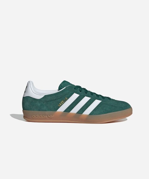 Saturdays NYC(サタデーズ ニューヨークシティ )の「adidas GAZELLE INDOOR(スニーカー・レディース・ダークブラウン/グリーン・25.5/26.0/27.0/28.0/28.5)」の13枚目の写真
