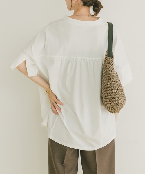 ITEMS URBANRESEARCH（アイテムズ アーバンリサーチ）の「フハクライクスキッパープルオーバー（Tシャツ/カットソー・レディース・BLU/BLK/WHT・FREE）」の7枚目の写真