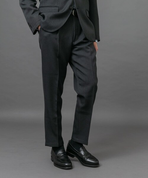 URBAN RESEARCH DOORS(アーバンリサーチドアーズ)の「LIFE STYLE TAILOR ブラッシュドツイルストレッチパンツ(スラックス・メンズ・BLACK/BRN KHAKI/GRAY・S/M/L/XL)」の21枚目の写真