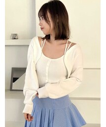 dazzlin | フロントボタンビスチェアンサンブル(アンサンブル)