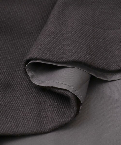 かぐれ(カグレ)の「WIRROW Botany wool dress(ワンピース・レディース・Mauve gray/Dark brown・1)」の22枚目の写真