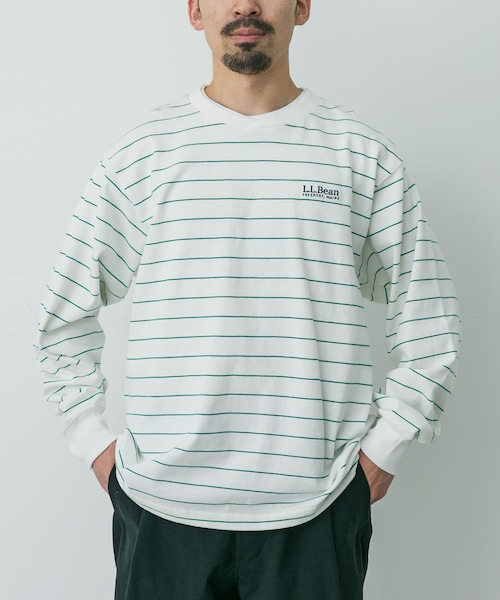 URBAN RESEARCH DOORS（アーバンリサーチドアーズ）の「L.L.Bean　Union Long-Sleeve T-Shirts（Tシャツ/カットソー・メンズ・White/Birch/Navy/Wht/Lt.grn/Maize/Wht・M/L/XL）」の4枚目の写真