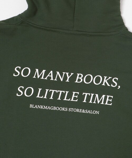 URBAN RESEARCH（アーバンリサーチ）の「BLANKMAG　SO MANY BOOKS  Hoodie（パーカー・メンズ・Ash/Black/Green・L/XL/M）」の18枚目の写真