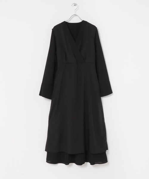 URBAN RESEARCH ROSSO（アーバンリサーチロッソ）の「マルチWAYカシュクールワンピース（ワンピース・レディース・BLACK/BROWN・Free）」の9枚目の写真