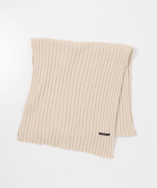 URBAN RESEARCH Sonny Label（アーバンリサーチサニーレーベル）の「リブニットマフラー（マフラー・レディース・ブラック/ブラウン/グレー/エクリュ・one）」の8枚目の写真