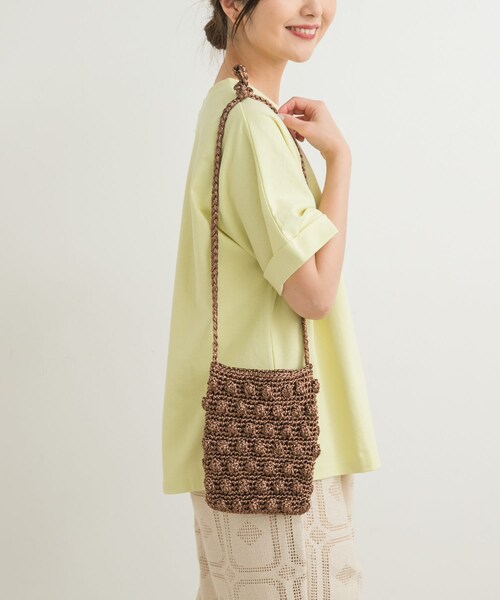 URBAN RESEARCH DOORS（アーバンリサーチドアーズ）の「メタリックヤーンショルダーバッグ（ショルダーバッグ・レディース・BLACK/BRONZE・one）」の20枚目の写真