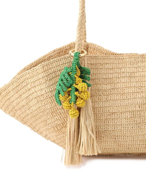 ADAM ET ROPE'（アダムエロペ）の「【J'aDoRe・店舗限定】【MAISON N.H PARIS（メゾンエヌアッシュパリ）】CROISSANT CHARM（かごバッグ・レディース・キナリ・F）」の10枚目の写真