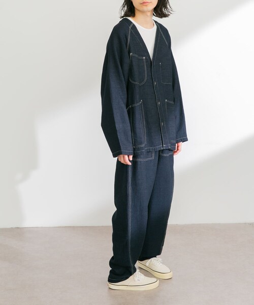 URBAN RESEARCH Sonny Label（アーバンリサーチサニーレーベル）の「WHEIR　イージーファティーグパンツ（デニムパンツ・メンズ・WA/NB・M/L）」の7枚目の写真