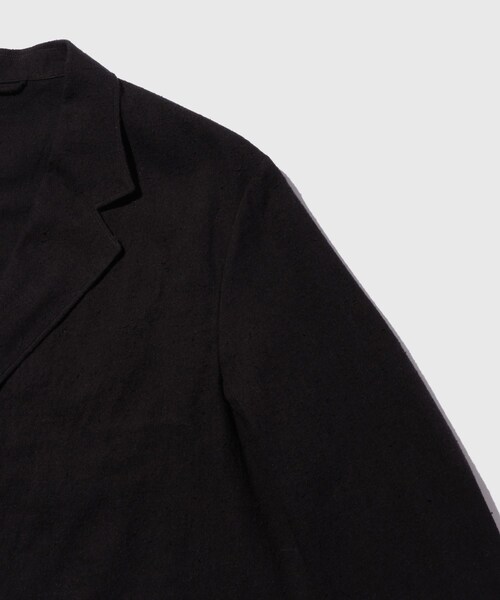 ADAM ET ROPE'(アダムエロペ)の「【blurhms/ブラームス】Silk/Cotton Nep Cardigan Jacket(テーラードジャケット・メンズ・ブラック・2/3)」の5枚目の写真