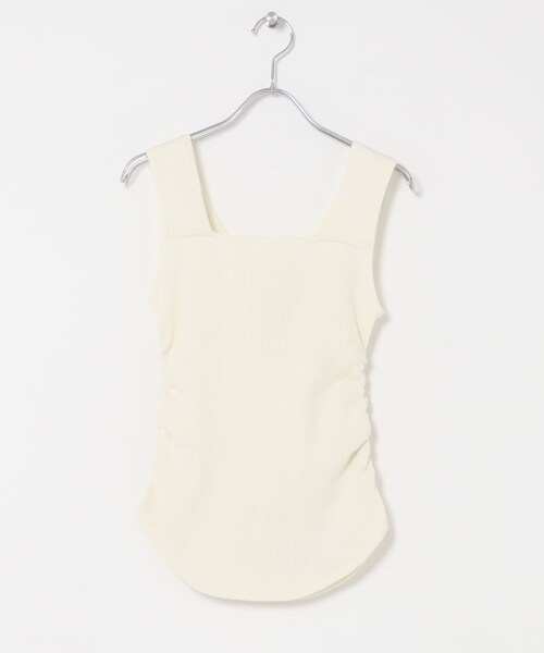 KBF（ケイビーエフ）の「2WAYリブニットタンクトップ（タンクトップ・レディース・IVORY/CHARCOAL/BROWN・One）」の11枚目の写真