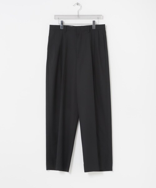 URBAN RESEARCH(アーバンリサーチ)の「『別注』YLEVE×URBAN RESEARCH S120'S WOOL 3TACK PANTS(その他パンツ・メンズ・BLACK/BEIGE・3/4)」の9枚目の写真