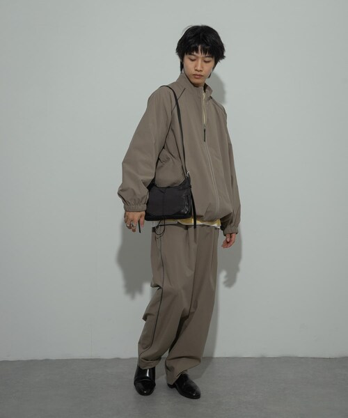 SENSE OF PLACE by URBAN RESEARCH（センスオブプレイスバイアーバンリサーチ）の「『セットアップ対応』パイピングスタンドブルゾン（ブルゾン・メンズ・BURGUNDY/BLACK/BEIGE・M/L）」の22枚目の写真