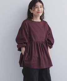 URBAN RESEARCH DOORS | コットンツイル2WAYギャザーブラウス(シャツ/ブラウス)
