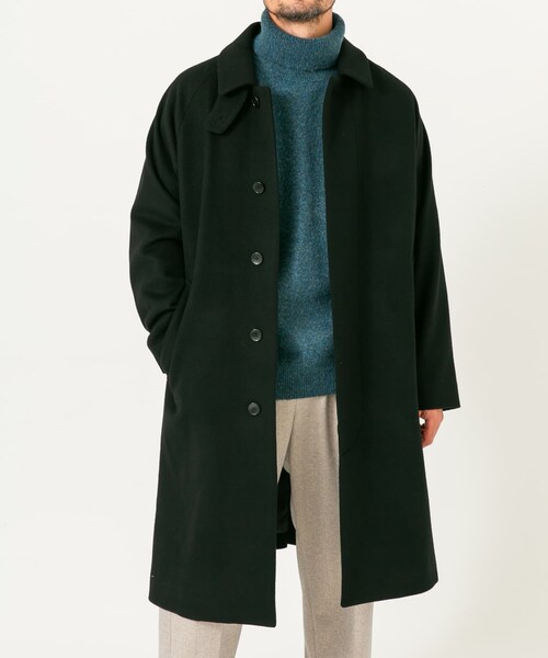 URBAN RESEARCH ROSSO(アーバンリサーチロッソ)の「スーパー100 オーバーバルマカンコート(ステンカラーコート・メンズ・CHARCOAL/NAVY/BLACK・M/L)」の11枚目の写真