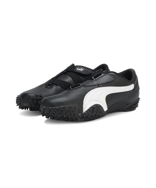 ADAM ET ROPE'(アダムエロペ)の「【PUMA】MOSTRO PERF SNK(スニーカー・レディース・ブラック/ダークブラウン・23.0/24.0/25.0/26.0/27.0/28.0)」の2枚目の写真