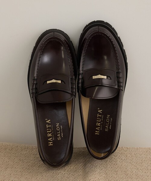 ADAM ET ROPE'(アダムエロペ)の「【HARUTA(ハルタ) for SALON】別注チャームローファー(ローファー・レディース・ブラック/ダークブラウン系/ブラウン/ブラウン系・22.5/23.5/24.5/25.0/25.5)」の17枚目の写真