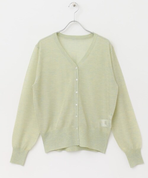 SENSE OF PLACE by URBAN RESEARCH（センスオブプレイスバイアーバンリサーチ）の「シアーメランジラメカーディガン（カーディガン/ボレロ・レディース・CHARCOAL/YELLOW/ORANGE・one）」の21枚目の写真