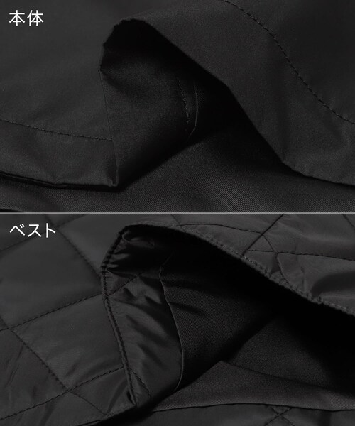 URBAN RESEARCH DOORS（アーバンリサーチドアーズ）の「LIFE STYLE TAILOR　3WAYコンフォータブルコート（ダウンジャケット/コート・メンズ・BLACK/NAVY・M/L）」の11枚目の写真