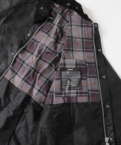 URBAN RESEARCH（アーバンリサーチ）の「Barbour　os wax bedale（テーラードジャケット・レディース・Sage/Black・34）」の7枚目の写真