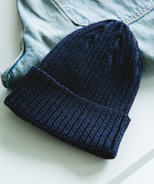 URBAN RESEARCH DOORS(アーバンリサーチドアーズ)の「ストローヤーンニットキャップ(ニットキャップ/ビーニー・メンズ・BLACK/GRAY/OFF/NAVY/OREGANO・-)」の5枚目の写真